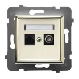 gniazdo-rj45-tv-f-bez-ramki-aria-ecru-zloto