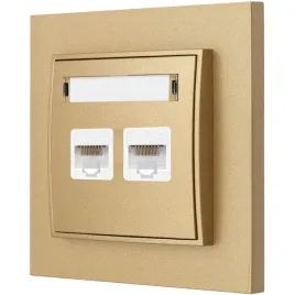 gniazdo-internetowe-2x-z-ramka-karlik-mini-kolor-zloty