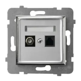 gniazdo-rj45-tv-f-bez-ramki-aria-srebrny-srebro