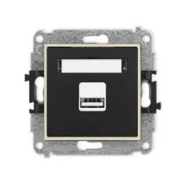 gniazdo-ladowarka-1xusb-2a-bez-ramki-mini-kolor-czarny-mat-orzech-ziemny