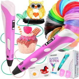 Zdjęcie produktu DRUKARKA DŁUGOPIS 3D PEN 2 ZESTAW + WKŁADY 100M R