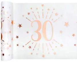 bieznik-bialy-30-urodziny-rozowy-nadruk-30-x-500cm