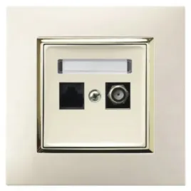 gniazdo-rj45-tv-f-z-ramka-aria-ecru-zloto