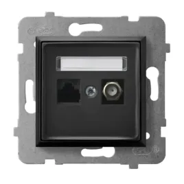 gniazdo-rj45-tv-f-bez-ramki-aria-czarny