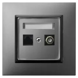 gniazdo-rj45-tv-f-z-ramka-aria-szary-czarny