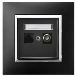 gniazdo-rj45-tv-f-z-ramka-aria-czarny-bialy