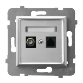 gniazdo-rj45-tv-f-bez-ramki-aria-srebrny