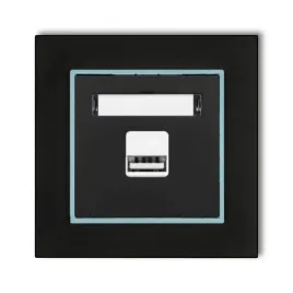 gniazdo-ladowarka-1xusb-2a-z-ramka-mini-kolor-czarny-mat-lazurowy