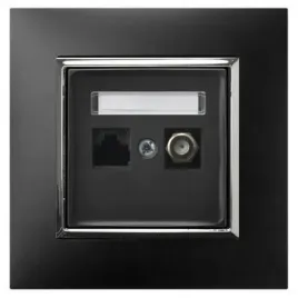 gniazdo-rj45-tv-f-z-ramka-aria-czarny-srebro