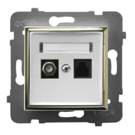 gniazdo-rj45-tv-f-bez-ramki-aria-bialy-zloto