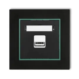 gniazdo-ladowarka-1xusb-2a-z-ramka-mini-kolor-czarny-mat-szmaragdowy