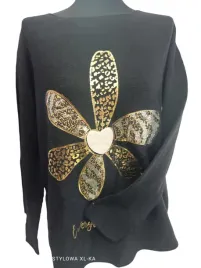 sweter-bluzka-brokatowy-kwiat-rozciagliwa-czarna-biust-108cm