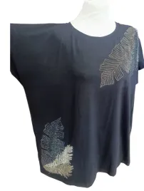 luksusowa-bluzka-damska-cekiny-koronki-kamienie-glamour-biust-128cm