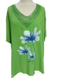 stylowa-tunika-bluzka-oversize-uni-biust-140cm-ziel