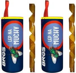 2xklasyczny-lep-na-muchy-muszki-komary-meszki-owady-srodek-tasma-lapka-bros