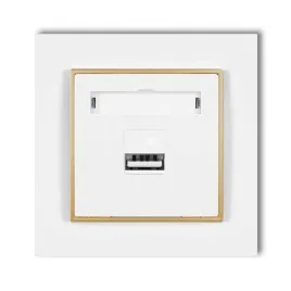 gniazdo-ladowarka-1xusb-2a-z-ramka-mini-kolor-bialy-zloty