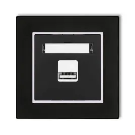 gniazdo-ladowarka-1xusb-2a-z-ramka-mini-kolor-czarny-mat-liliowy