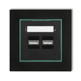 gniazdo-ladowarka-2xusb-3-1a-z-ramka-mini-kolor-czarny-mat-szmaragdowy