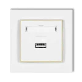 gniazdo-ladowarka-1xusb-2a-z-ramka-mini-kolor-bialy-orzech-ziemny
