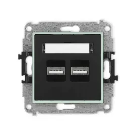 gniazdo-ladowarka-2xusb-3-1a-bez-ramki-mini-kolor-czarny-mat-mietowy