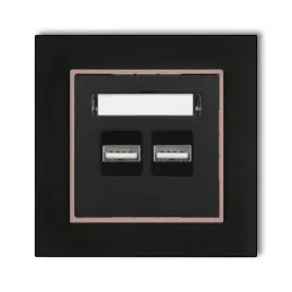 gniazdo-ladowarka-2xusb-3-1a-z-ramka-mini-kolor-czarny-mat-lawendowy