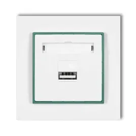 gniazdo-ladowarka-1xusb-2a-z-ramka-mini-kolor-bialy-szmaragdowy