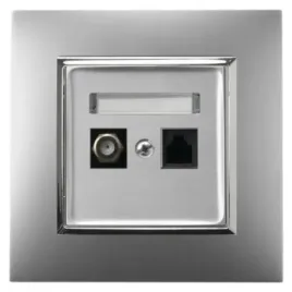 gniazdo-rj45-tv-f-z-ramka-aria-srebrny-srebro