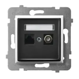 gniazdo-rj45-tv-f-bez-ramki-aria-czarny-bialy