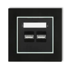 gniazdo-ladowarka-2xusb-3-1a-z-ramka-mini-kolor-czarny-mat-lodowy-blekit