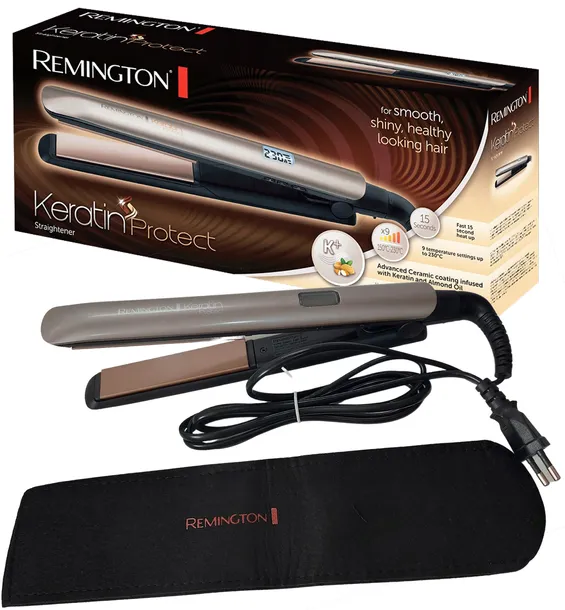 PROSTOWNICA CERAMICZNA KERATIN PROTECT Z OLEJKIEM MIGDAŁOWYM SKLEP FANEO