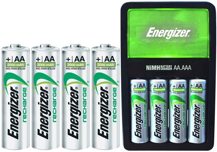 ŁADOWARKA BATERII AKUMULATORKÓW AA R6 AAA R3 + 8x AKUMULATORKI AA ENERGIZER
