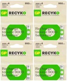 16x-akumulatorek-baterie-gp-recyko-950mah-12v-aaa-r3-nimh