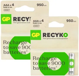 8x-akumulatorek-baterie-gp-recyko-950mah-12v-aaa-r3-nimh