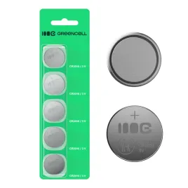 green-cell-baterie-litowe-cr2016-3v-80mah-5-sztuk-blister-do-pilota-zegarka