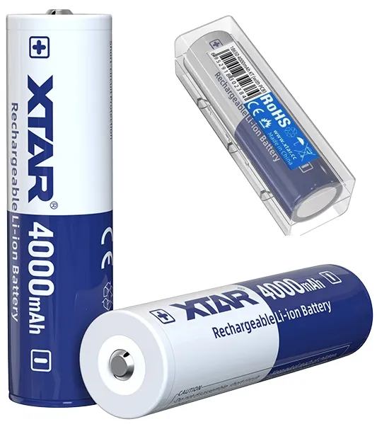 AKUMULATOR XTAR 18650 3.6V 4000MAH LI-ION Z ZABEZPIECZENIEM PROTECTED PCM