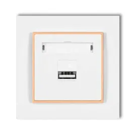 gniazdo-ladowarka-1xusb-2a-z-ramka-mini-kolor-bialy-brzoskwiniowy