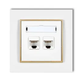 gniazdo-internetowe-2x-z-ramka-karlik-mini-kolor-bialy-zloty