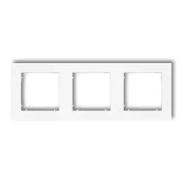 ramka-potrojna-karlik-mini-kolor-bialy