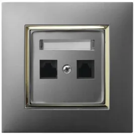 gniazdo-internetowe-2x-rj45-szary-zloto