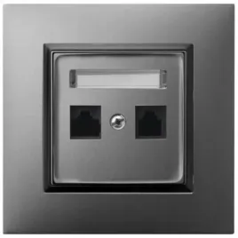 gniazdo-internetowe-2x-rj45-szary-czarny