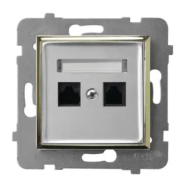 modul-srebrny-zloto-bez-ramki-gniazdo-rj45-2x