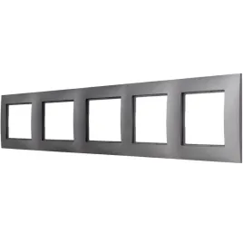 ramka-do-wlacznikow-i-gniazd-szara-pieciokrotna