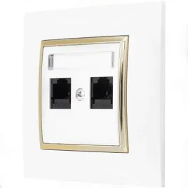 gniazdo-internetowe-2x-rj45-biale-zlote-aria