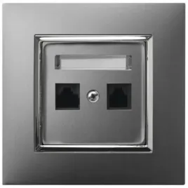 gniazdo-internetowe-2x-rj45-szary-srebro