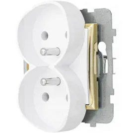 modul-bialy-zloty-bez-ramki-gniazdo-podwojne