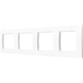 ramka-do-wlacznikow-i-gniazd-aria-biala-poczworna