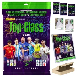 album-na-karty-pilkarskie-top-class-2025-panini-mega-zestaw-startowy-klaser