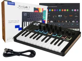 arturia-minilab-3-black-klawiatura-sterujaca-darmowy-ableton-analog-lab