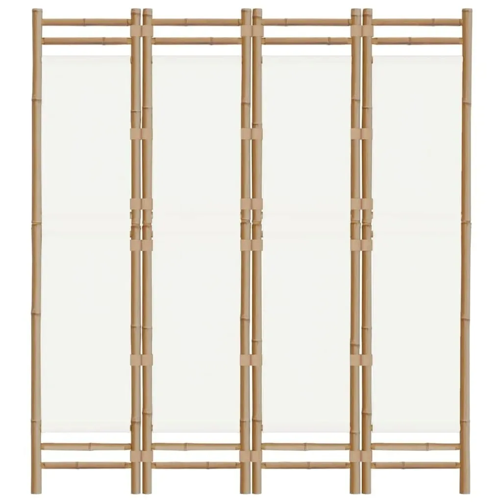 skladany-parawan-4-panelowy-160-cm-bambus-i-plot-stan-nowy