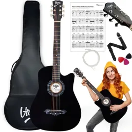 klasyczna-gitara-akustyczna-4-4-zestaw-kostki-pasek-struny-pokrowiec-akordy